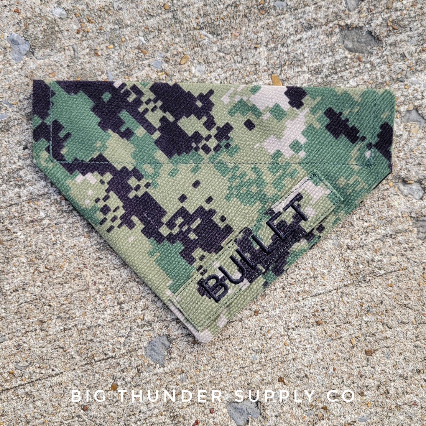 U.S. Navy Type III Digital Custom Military Dog Cat Slip On Collar Bandana