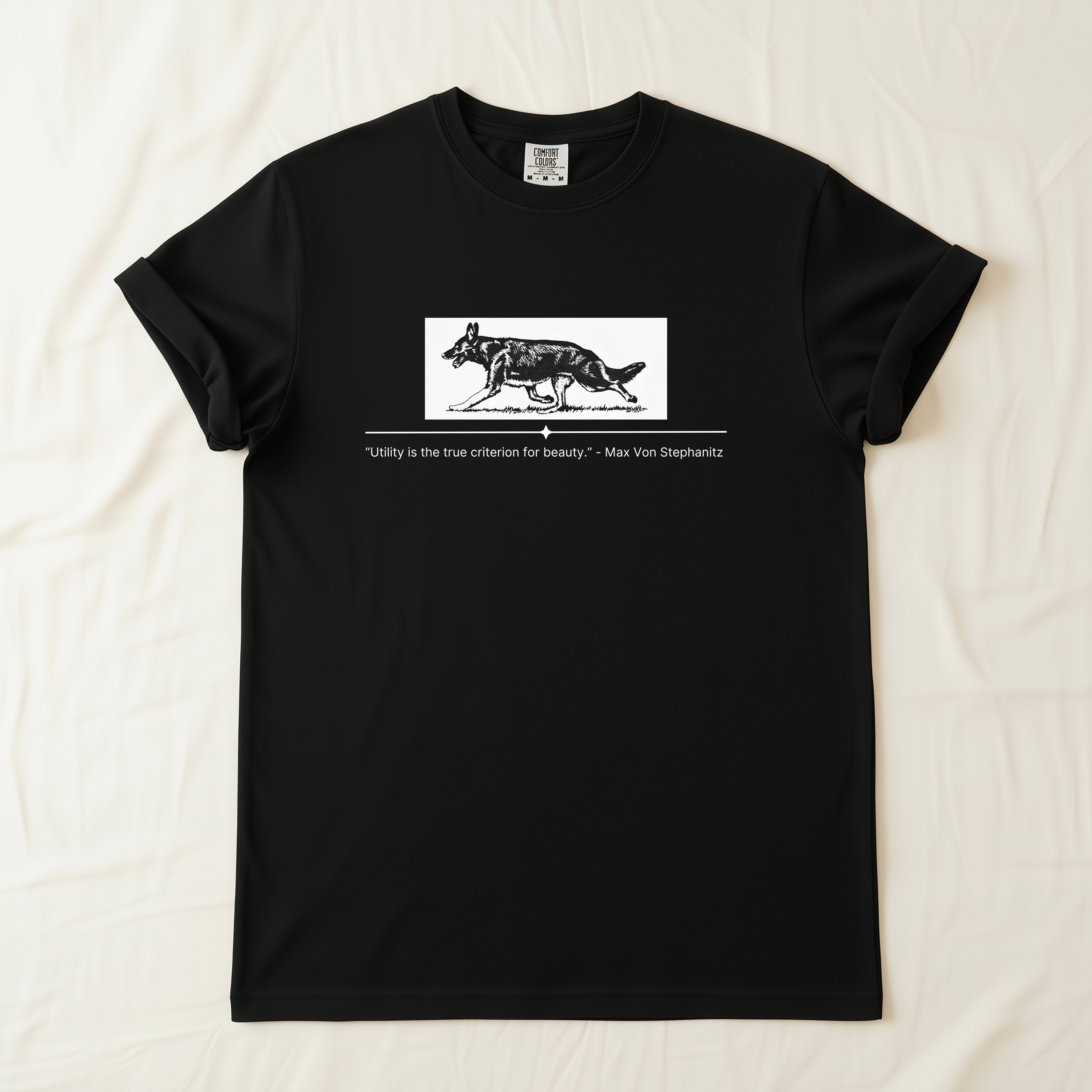 German Shepherd - Comfort Colors Unisex Heavyweight T-shirt