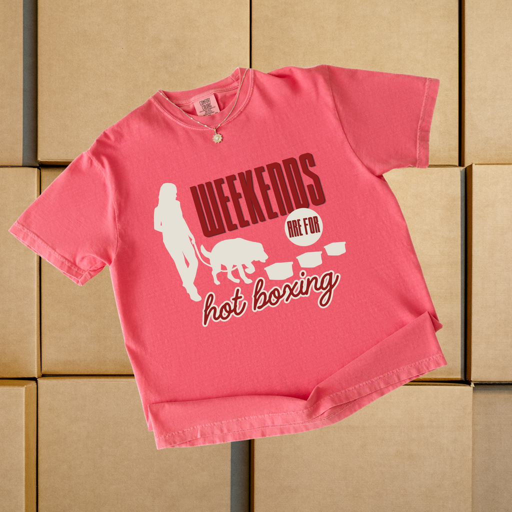 Weekends Are For Hot Boxing - Comfort Colors Unisex T-Shirt