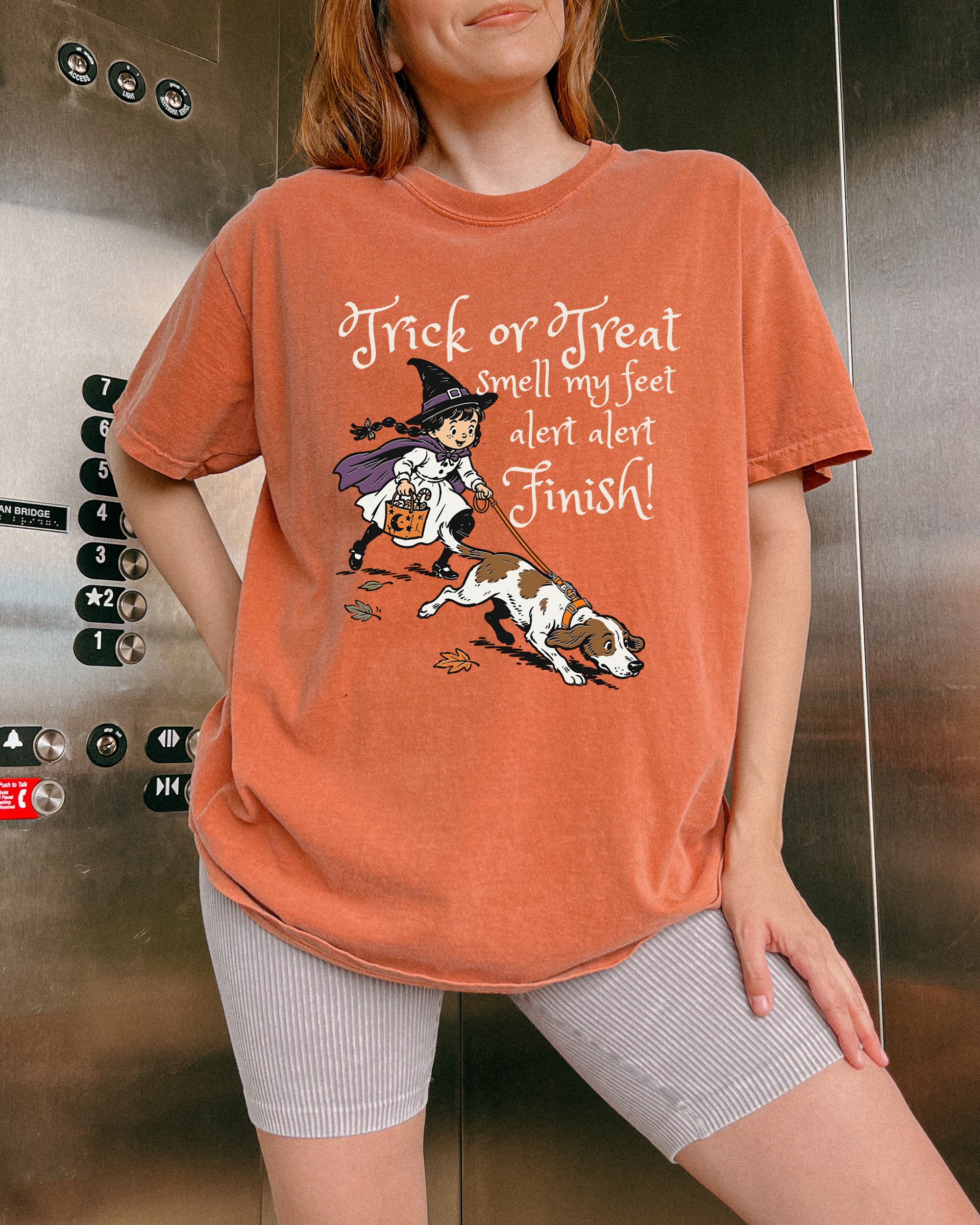 Halloween Trick or Treat Scent Work - Comfort Colors Unisex T-shirt