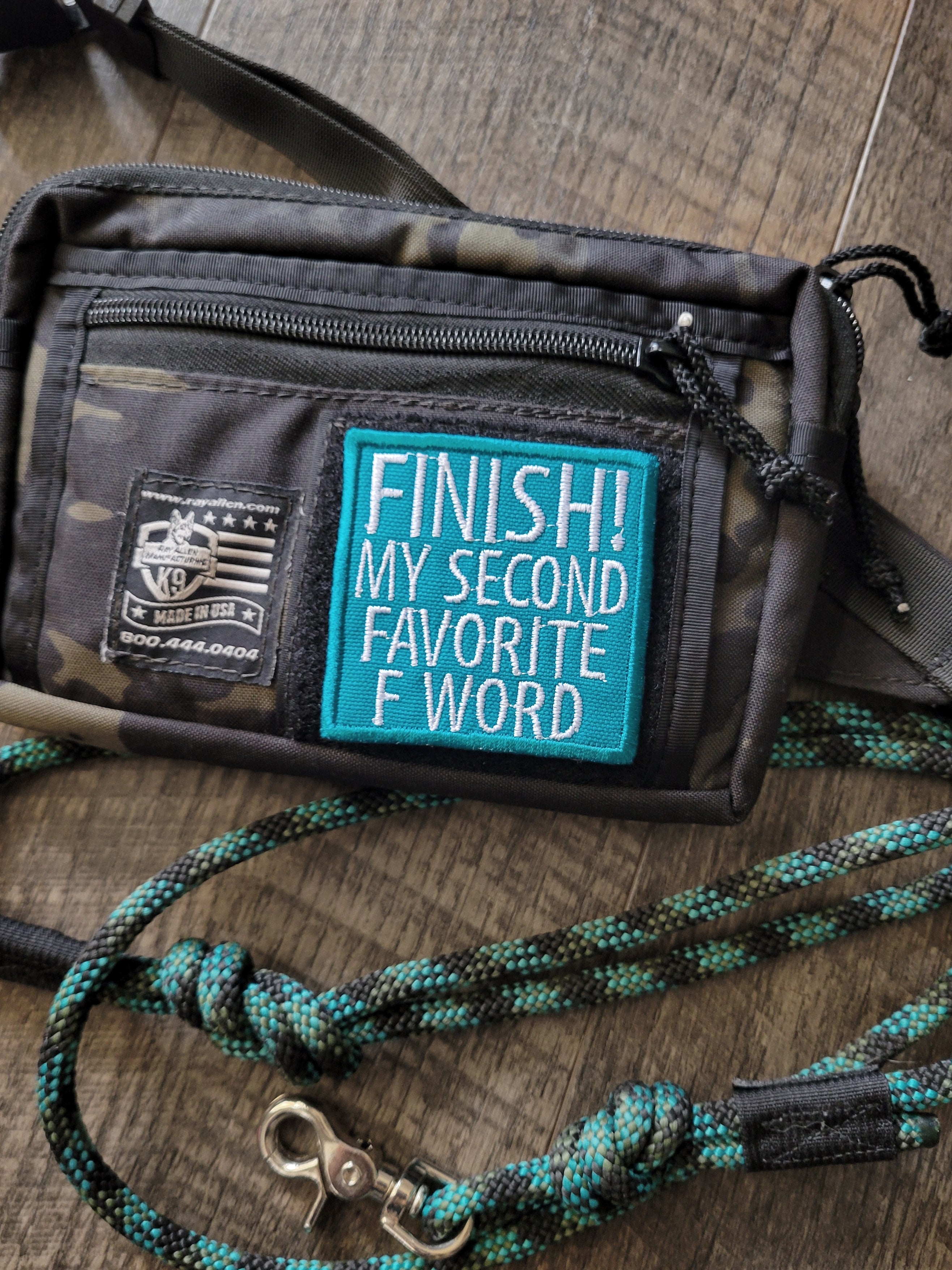 Finish! My Second Favorite F Word - Scent Work Patches