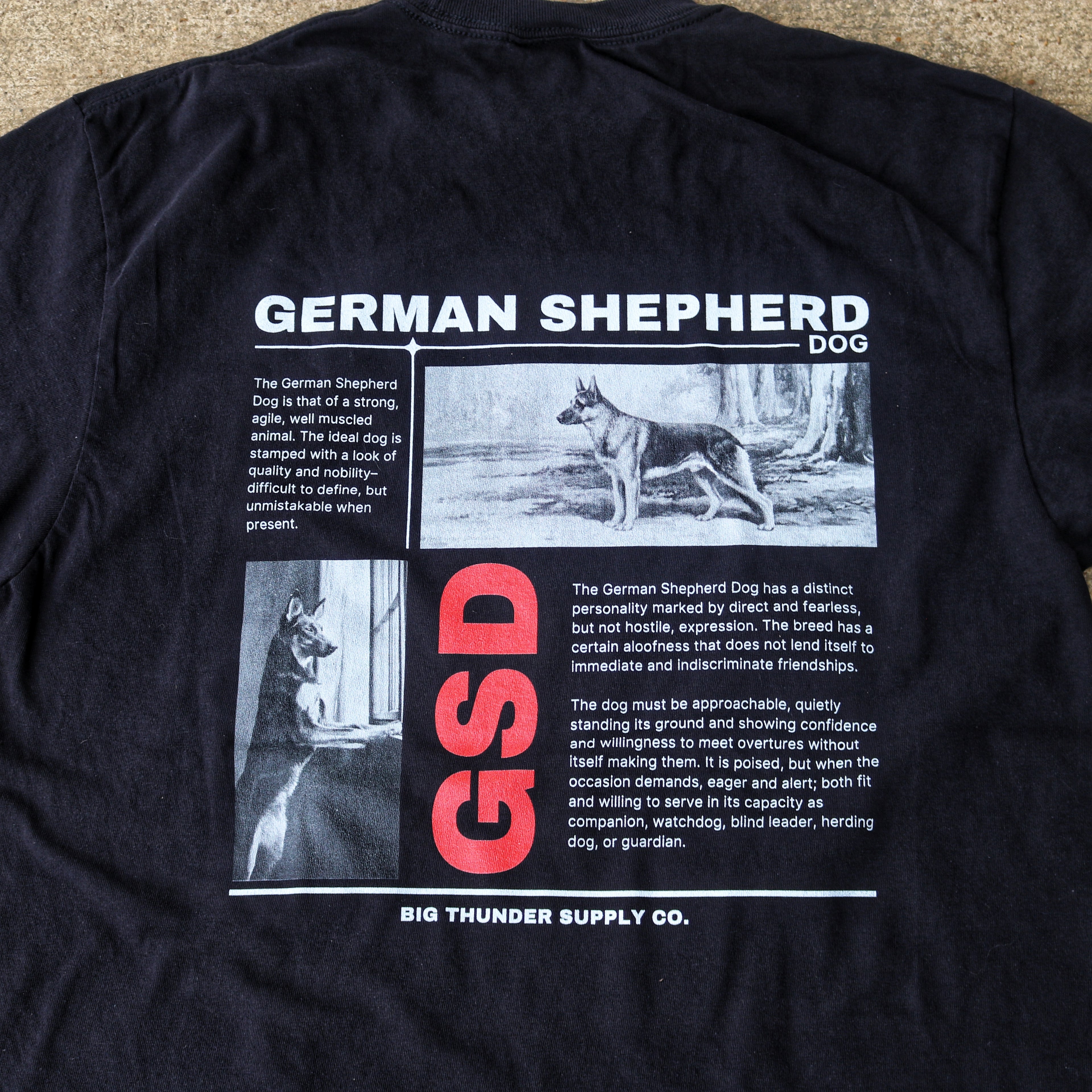 German Shepherd - Comfort Colors Unisex Heavyweight T-shirt