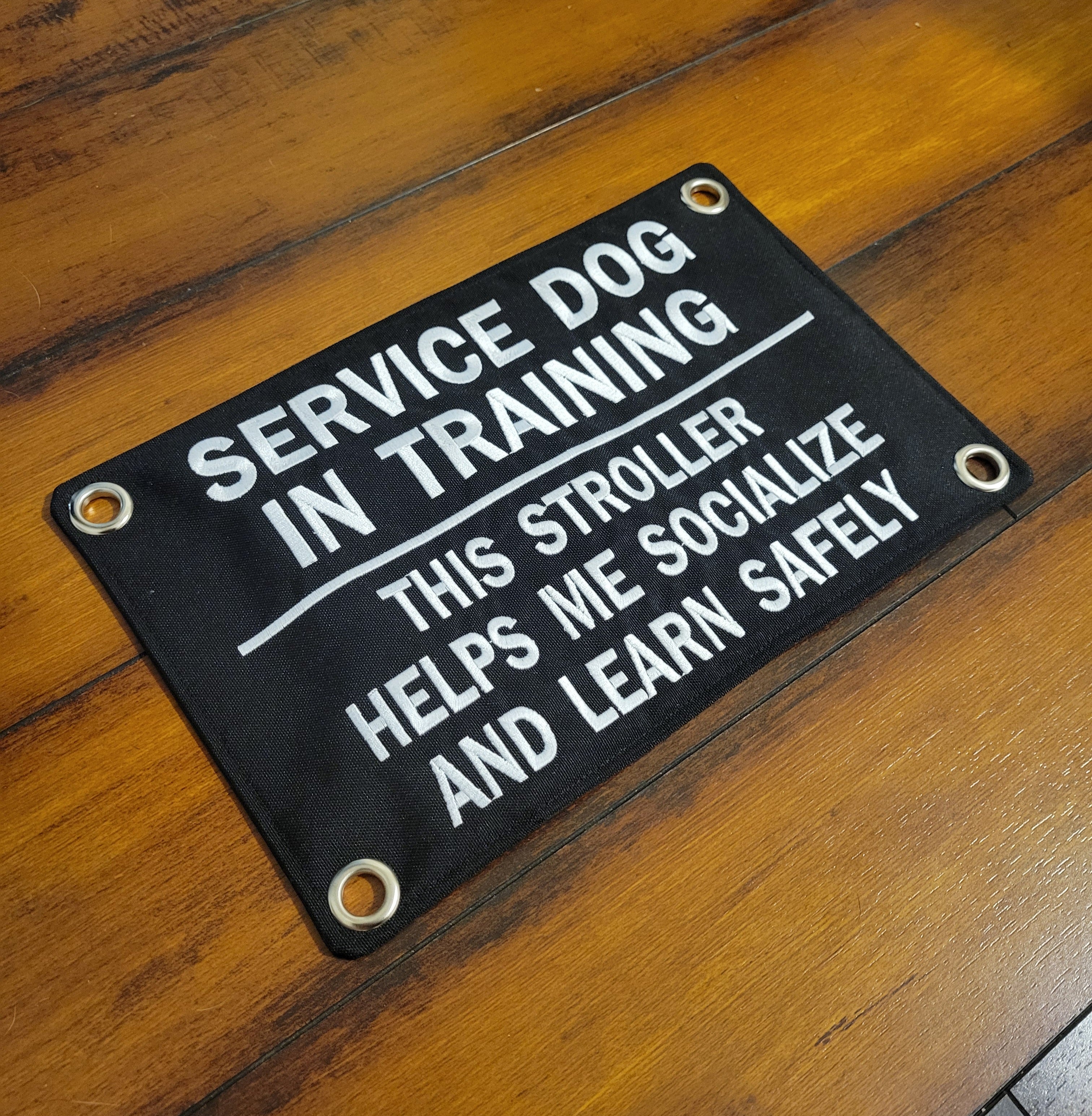 Service Dog Stroller Tag