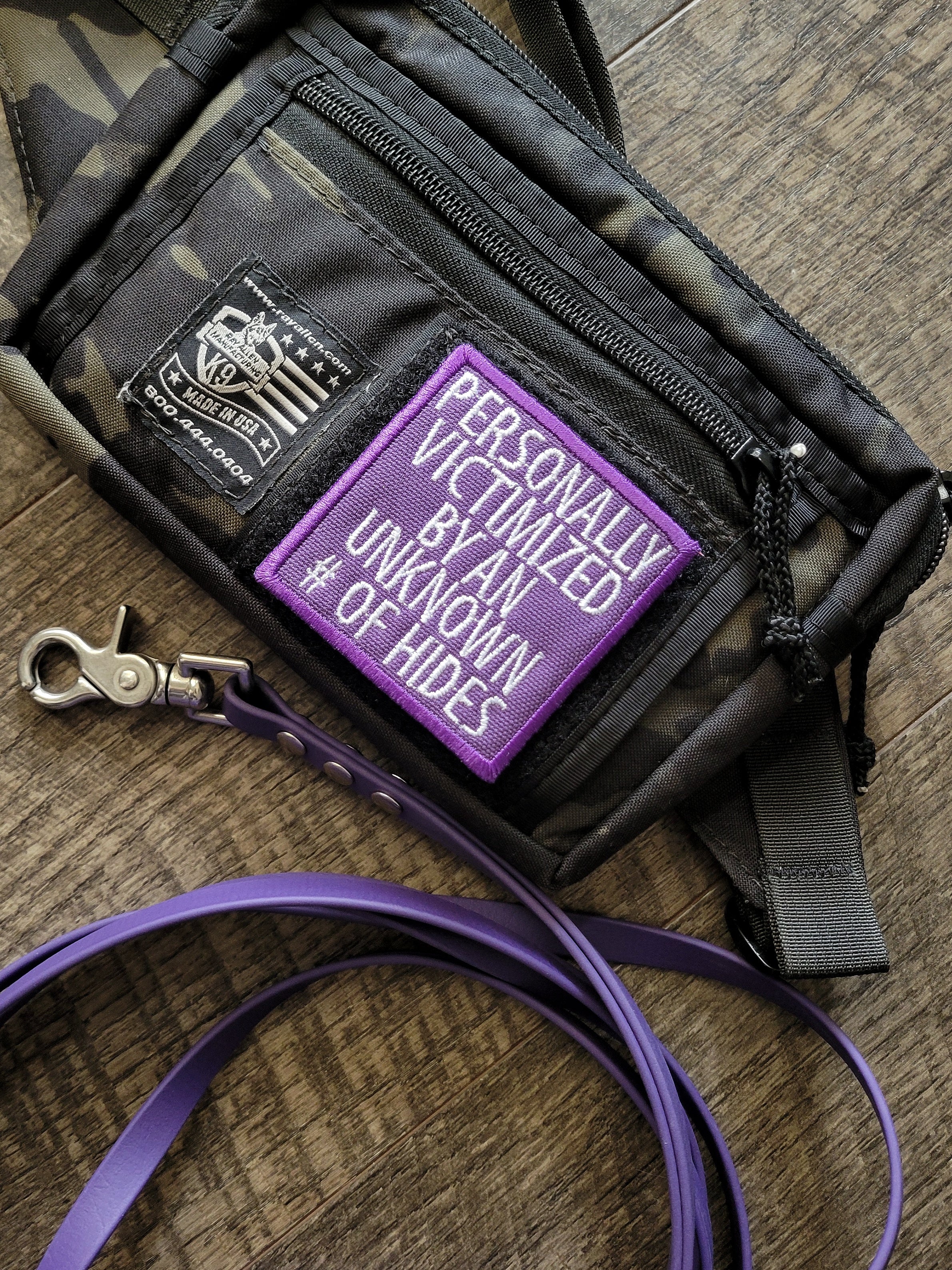 Personally Victimized By An Unknown Number Of Hides - Scent Work Patches