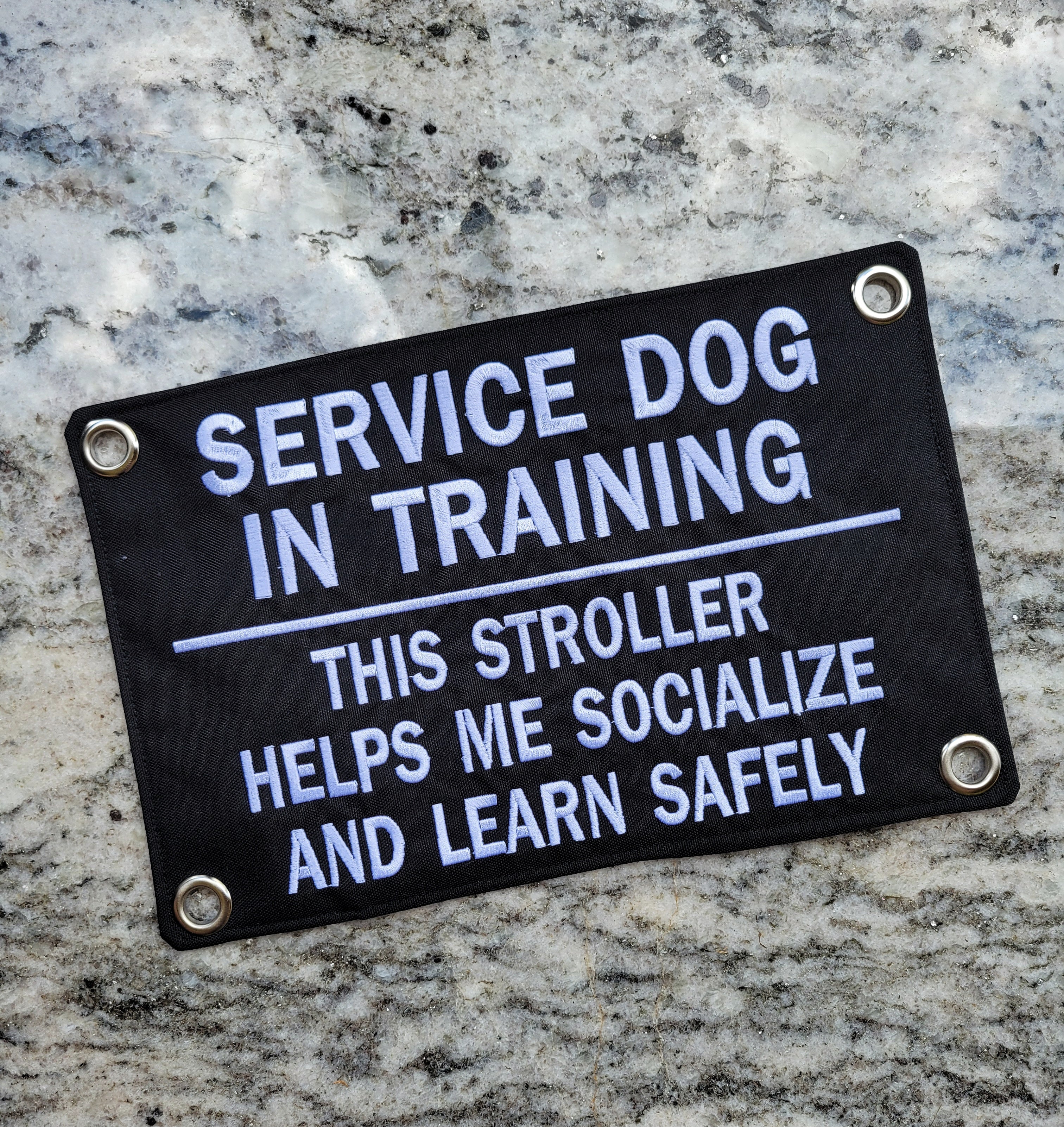 Service Dog Stroller Tag