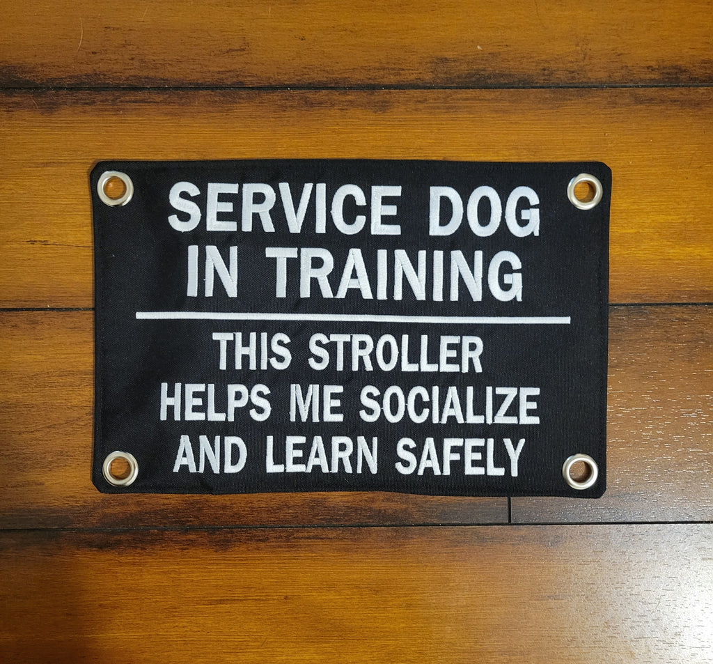 Service Dog Stroller Tag
