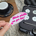 Birch Please, We Got This Scent Work Sticker