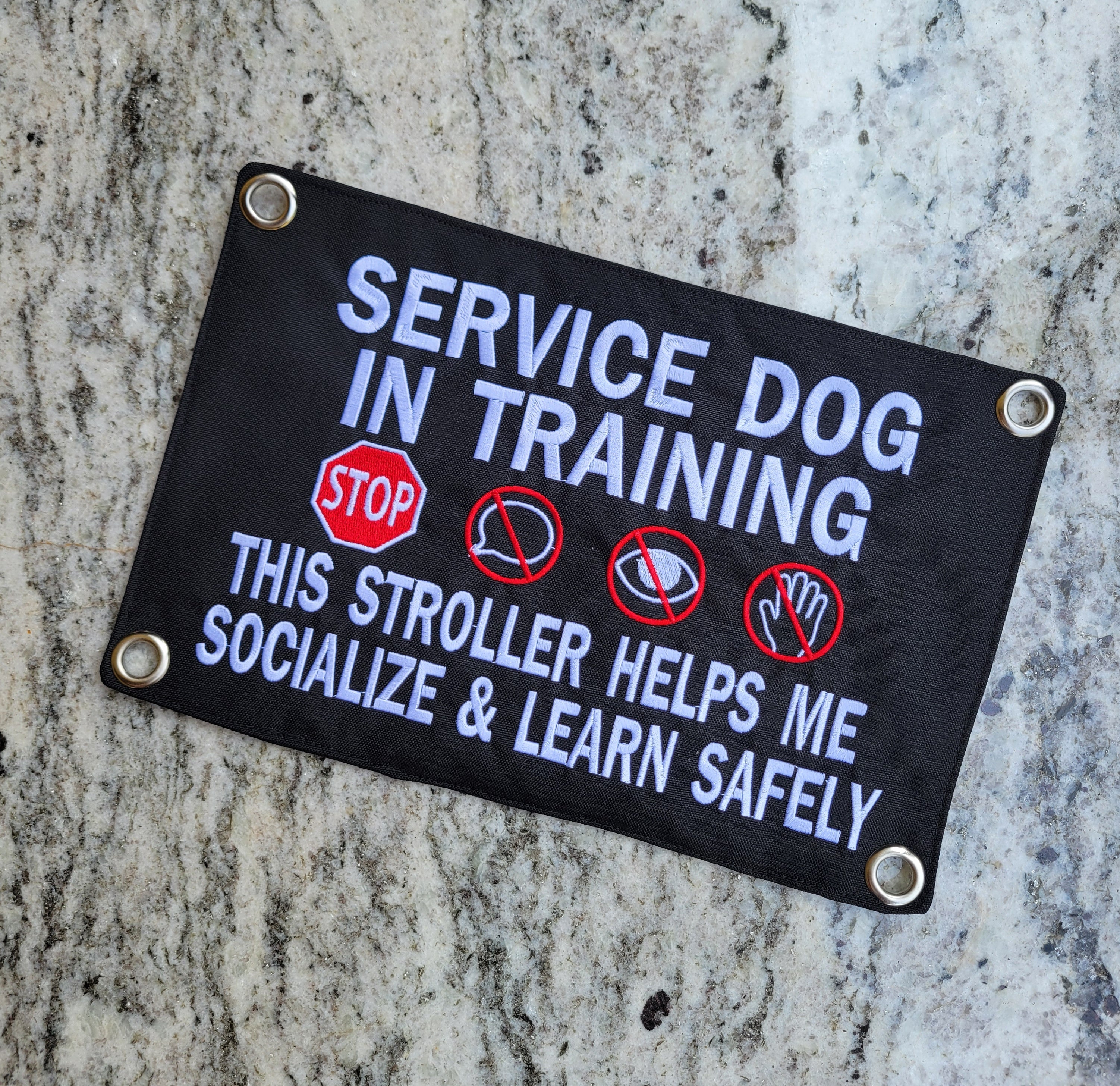 Service Dog Stroller Tag
