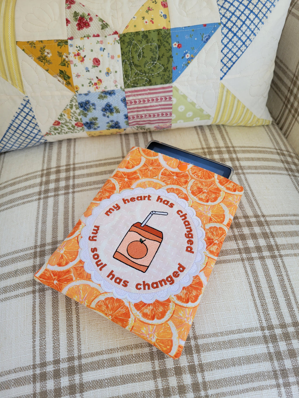 Orange Juice E-Reader Sleeve