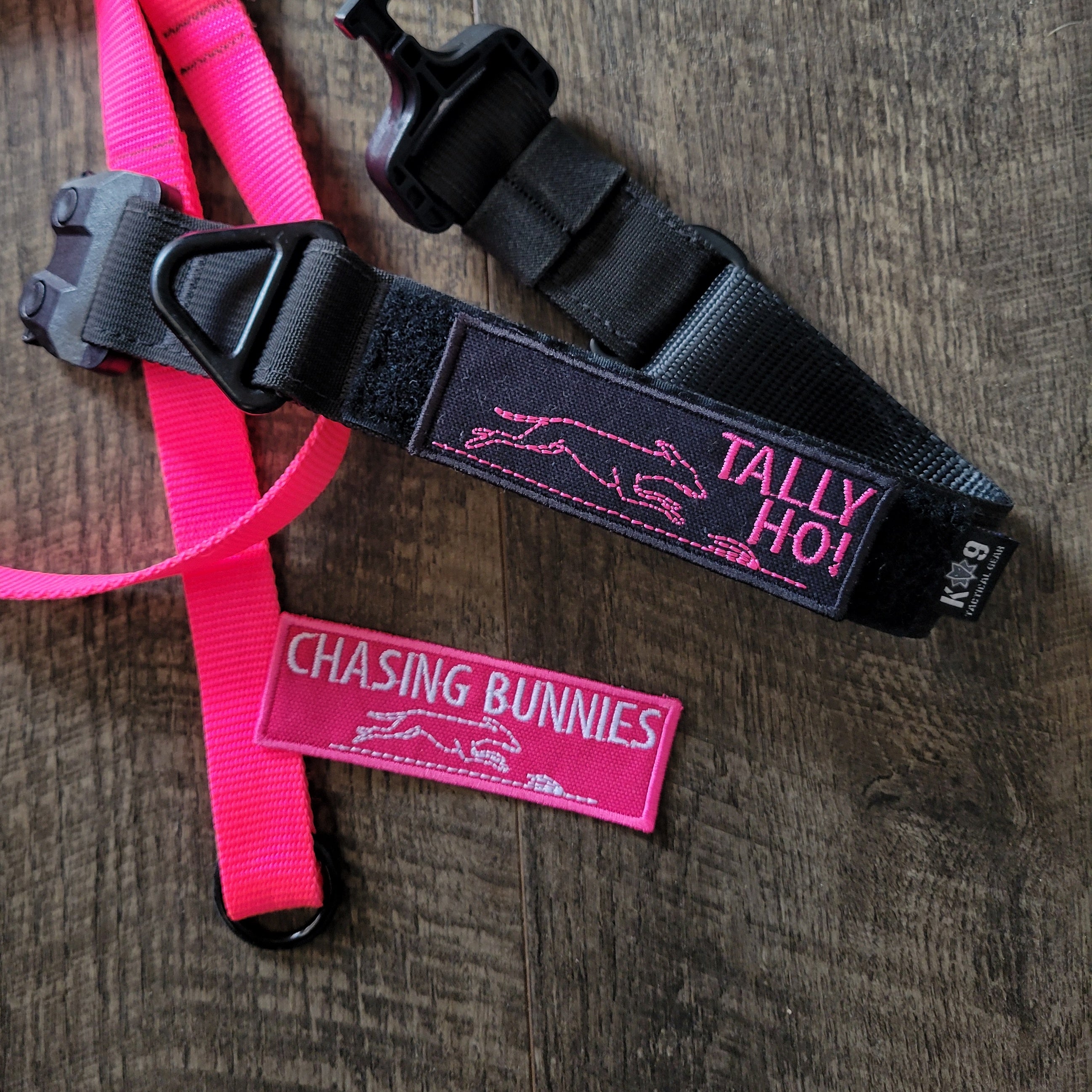 Tally Ho Chasing Bunnies - Patches