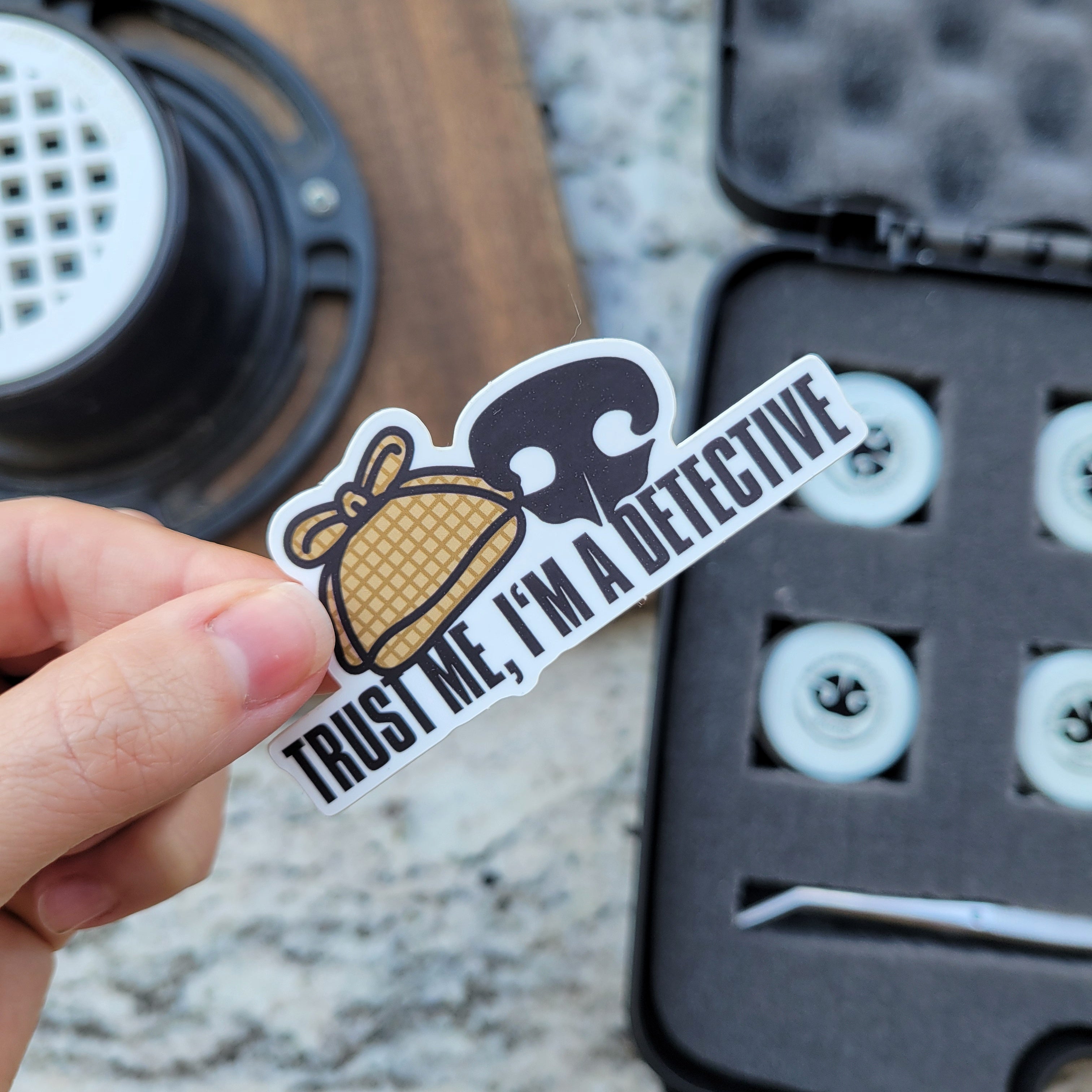Trust Me, I'm a Detective Scent Work Sticker