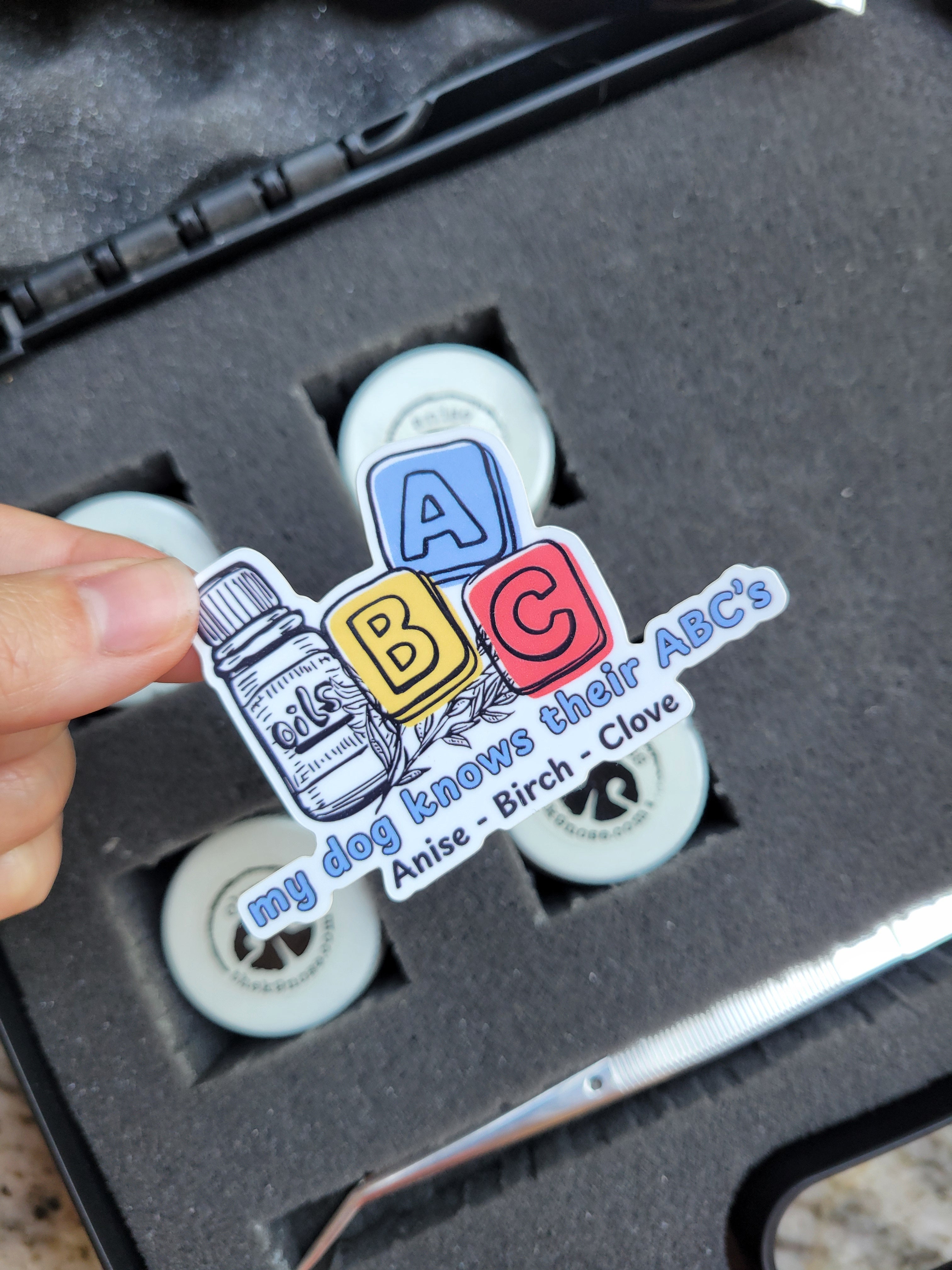 My Dog Knows Their ABC's Scent Work Sticker