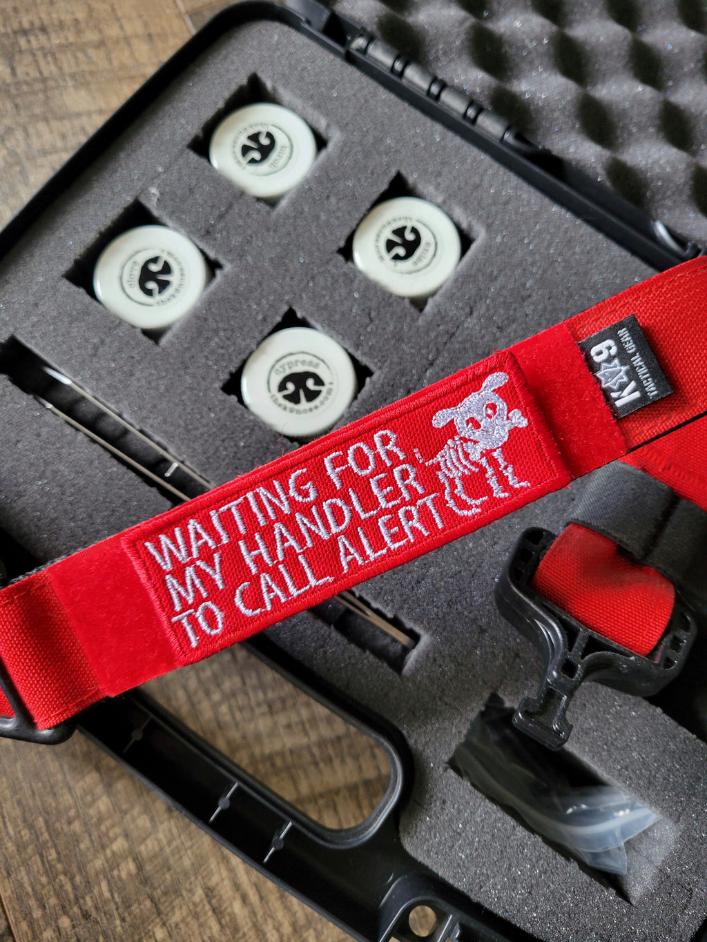 Waiting For My Handler to Call Alert - Scent Work Patches