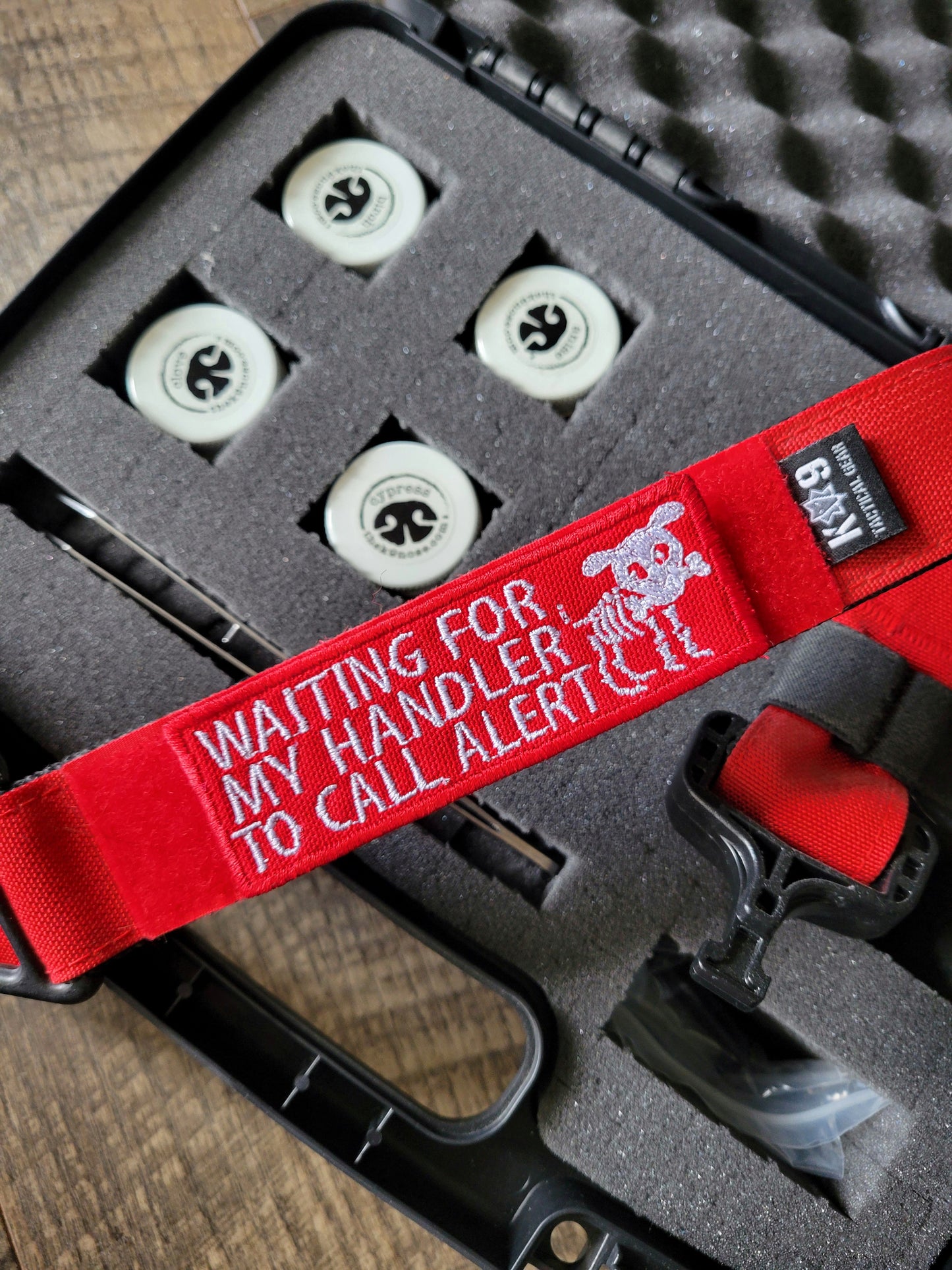 Waiting For My Handler to Call Alert - Scent Work Patches