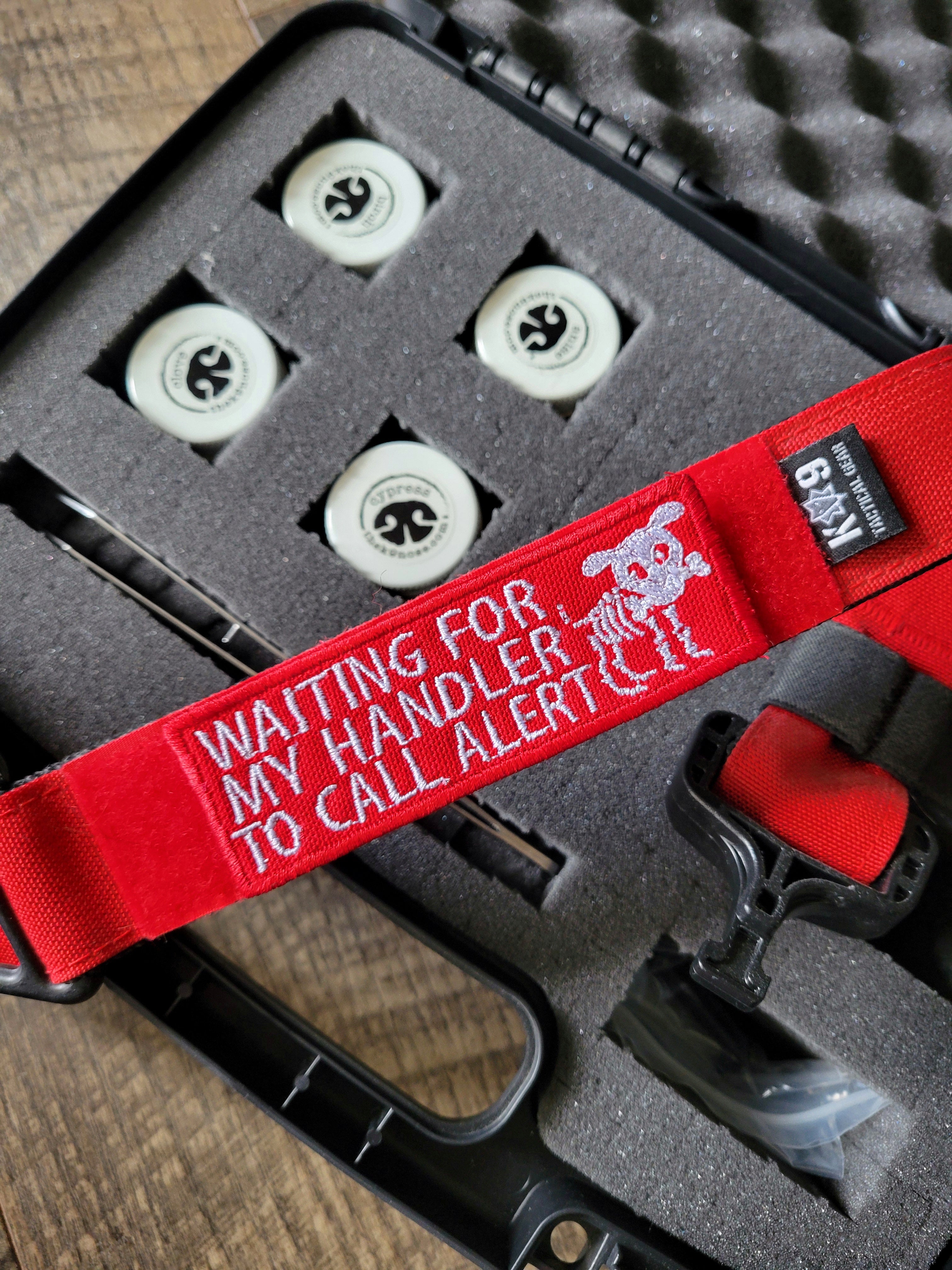 Waiting For My Handler to Call Alert - Scent Work Patches