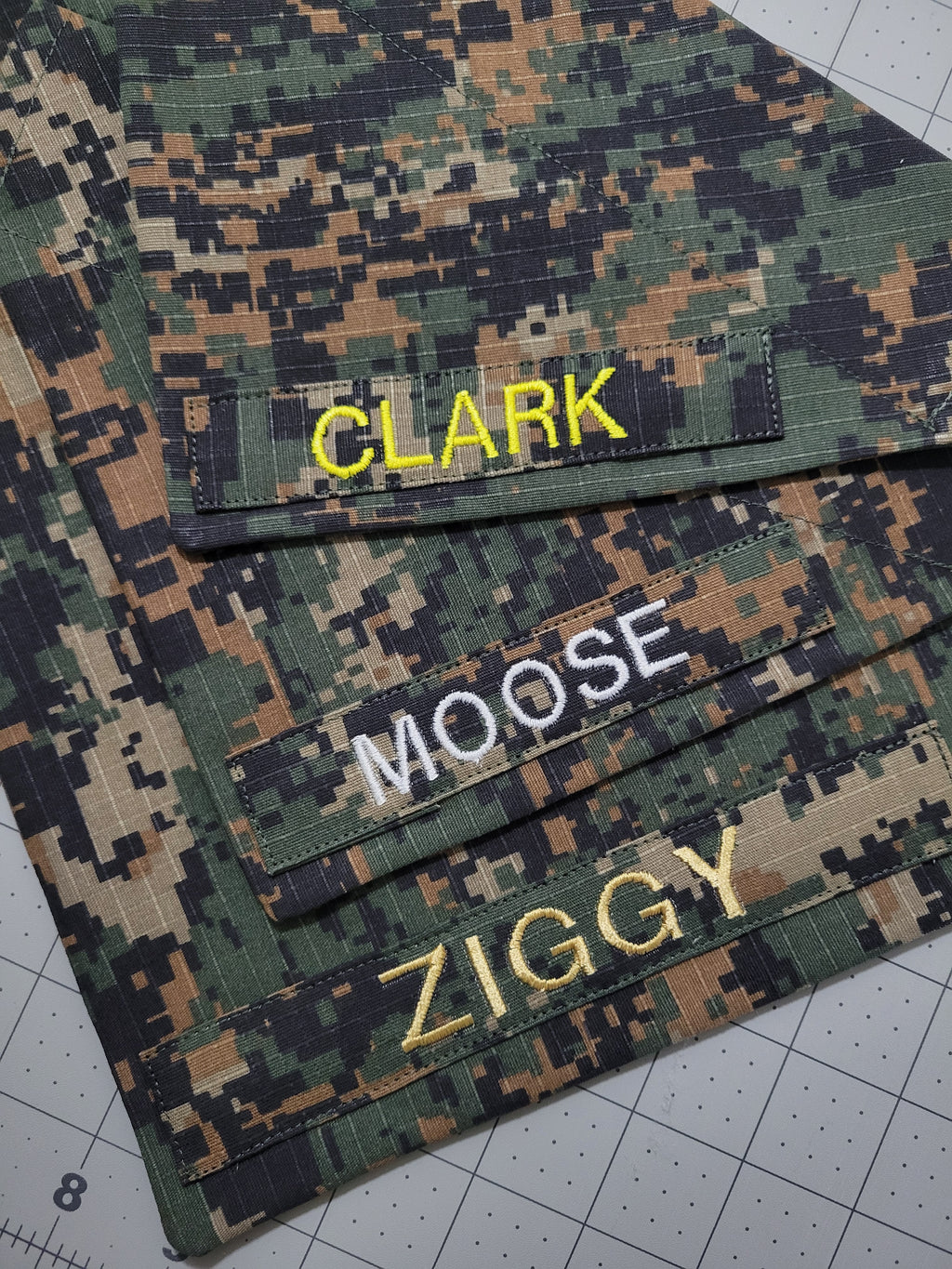 U.S. Marines Woodland Custom Military Dog Cat Slip On Collar Bandana
