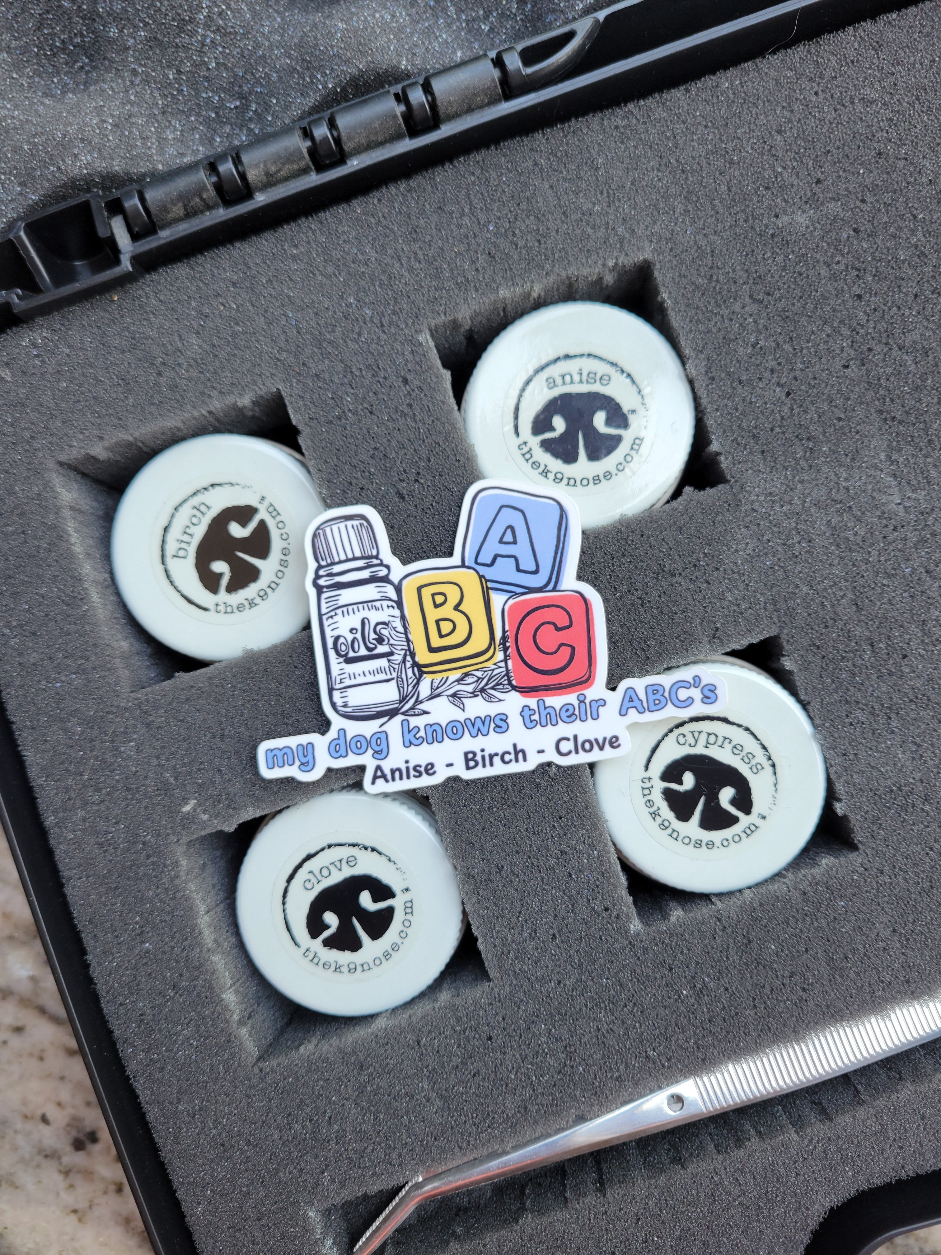 My Dog Knows Their ABC's Scent Work Sticker