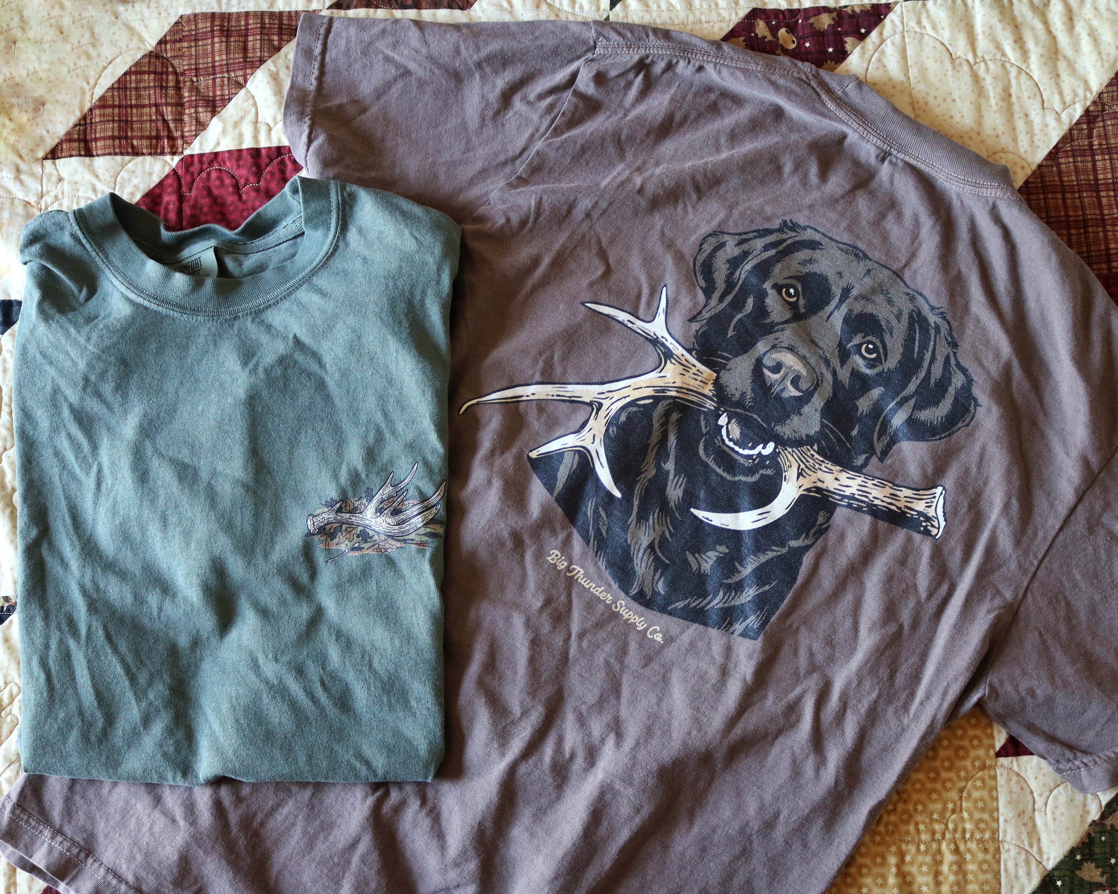 Shed Dog Chocolate Lab - Comfort Colors Unisex Heavyweight T-shirt