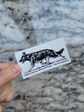 German Shepherd Utility Sticker