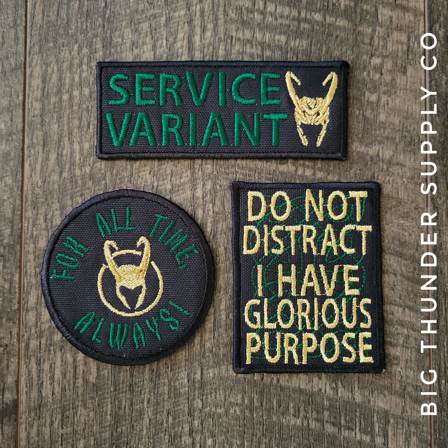 God of Mischief Service Variant Patch Set - Service Dog Patches