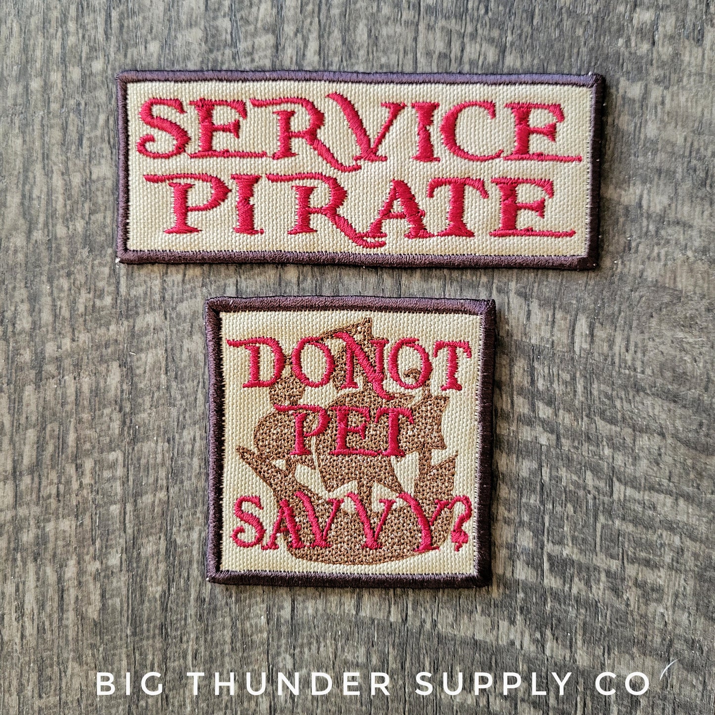 Service Pirate Patch Set - Service Dog Patches