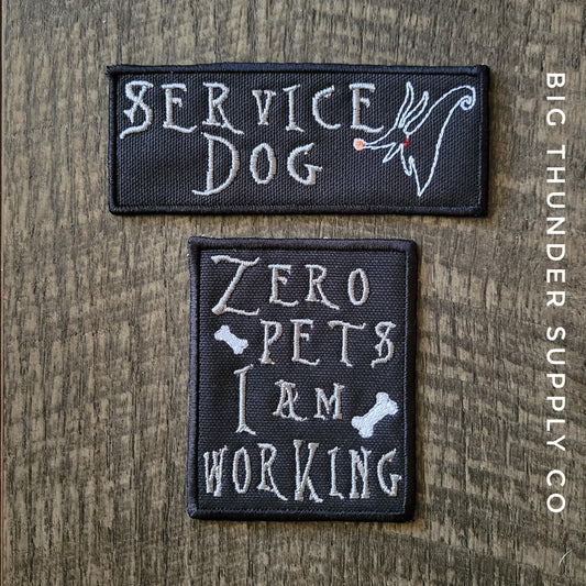 NBC Zero Halloween Christmas - Service Dog Patches