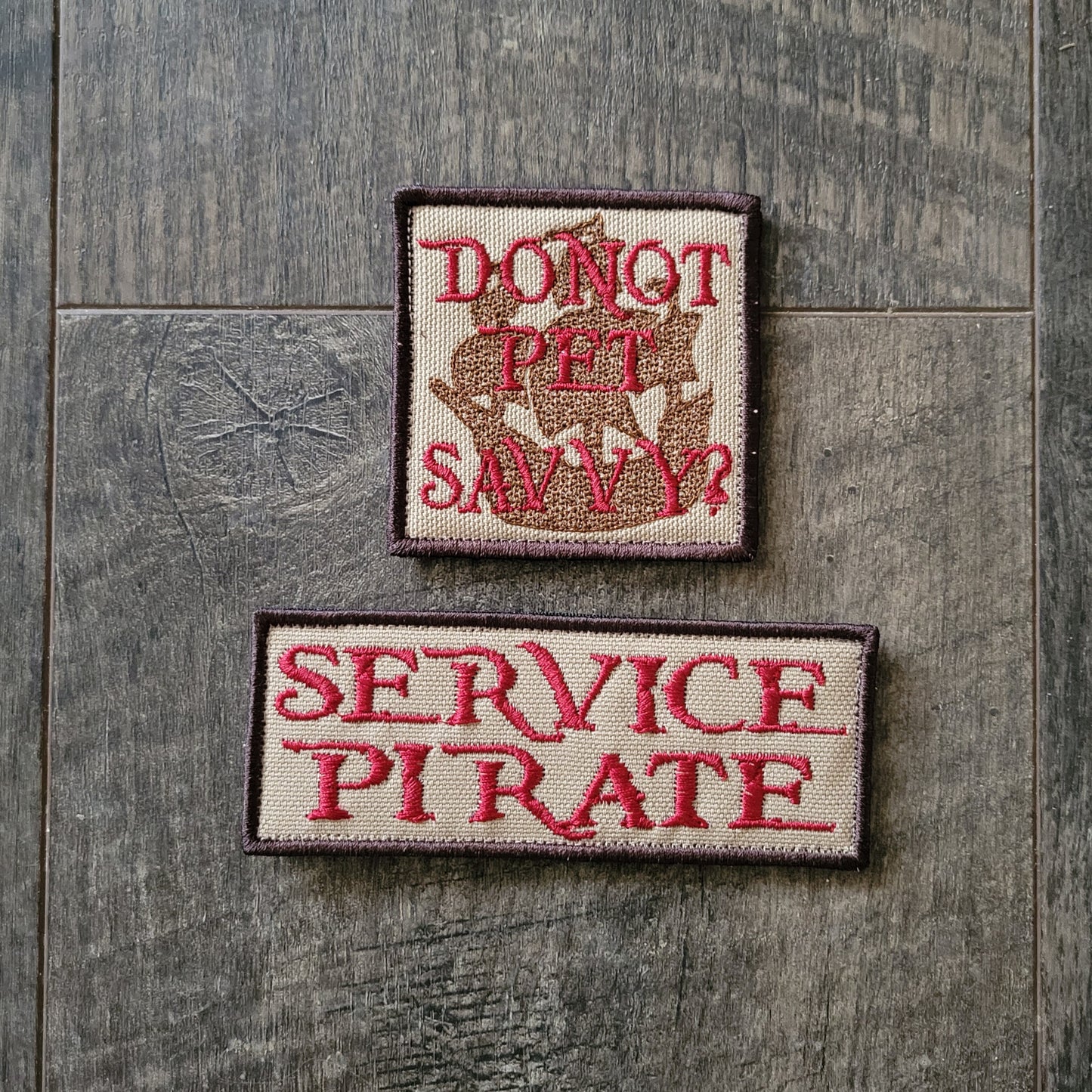 Service Pirate Patch Set - Service Dog Patches